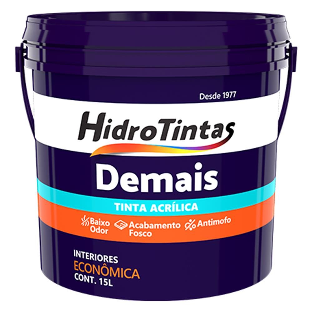Tinta Acrílica Econômica Fosca 3l Demais Branco Gelo Hidrotintas