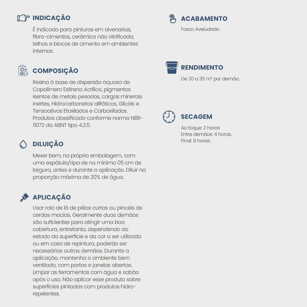 Tinta Acrílica Econômica Fosca 3l Demais Branco Gelo Hidrotintas