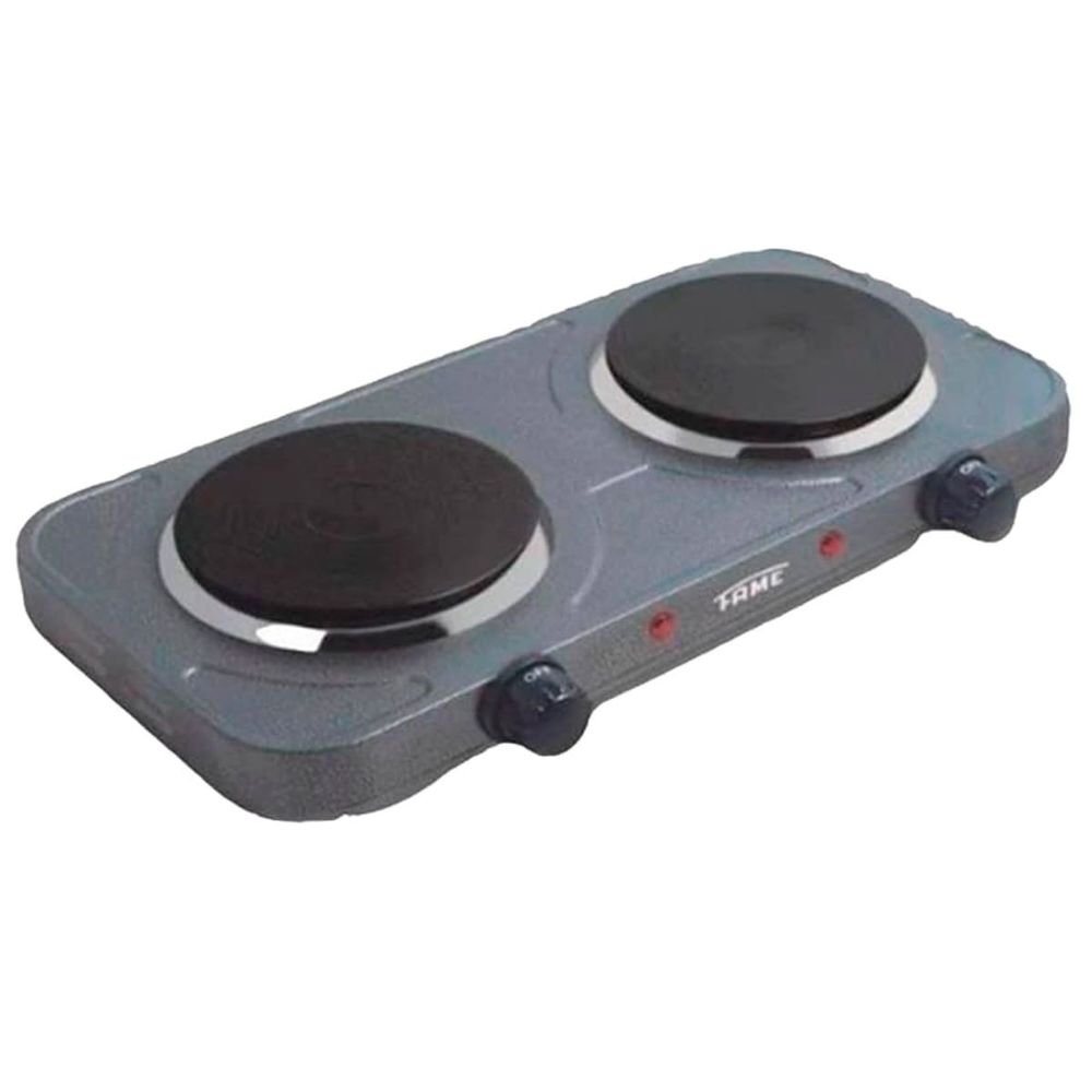 Fogao Eletrico 2 Bocas Com Dois Pratos De Aquecimento 127v 2000w Fame