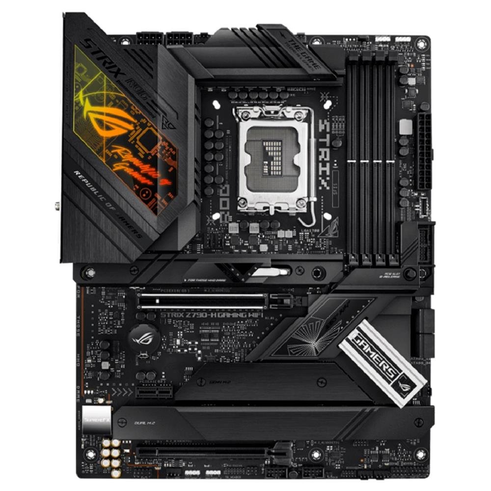 Placa Mãe Asus Rog Strix Z790-H Gaming WIFI, Intel LGA 1700, ATX, DDR5, 90MB1E10-M1EAY0