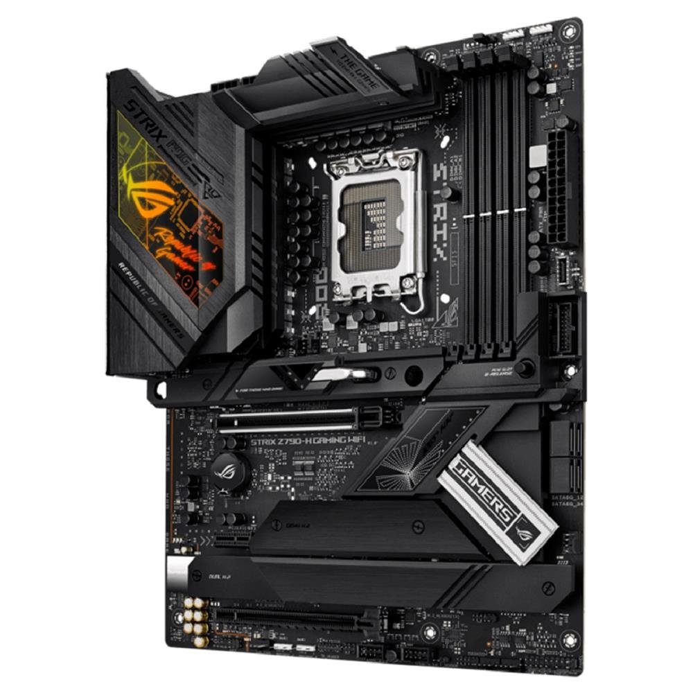 Placa Mãe Asus Rog Strix Z790-H Gaming WIFI, Intel LGA 1700, ATX, DDR5, 90MB1E10-M1EAY0