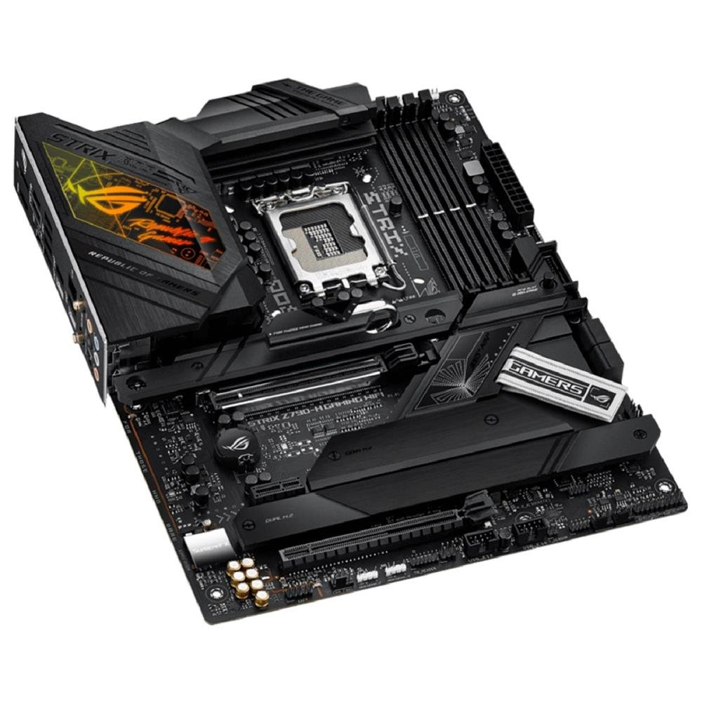 Placa Mãe Asus Rog Strix Z790-H Gaming WIFI, Intel LGA 1700, ATX, DDR5, 90MB1E10-M1EAY0