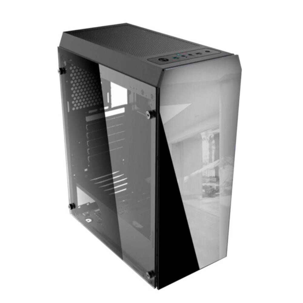 Gabinete Gamer BRX Perfect, RGB, Mid Tower, Lateral em Acrílico, com 3 fans, CA-052