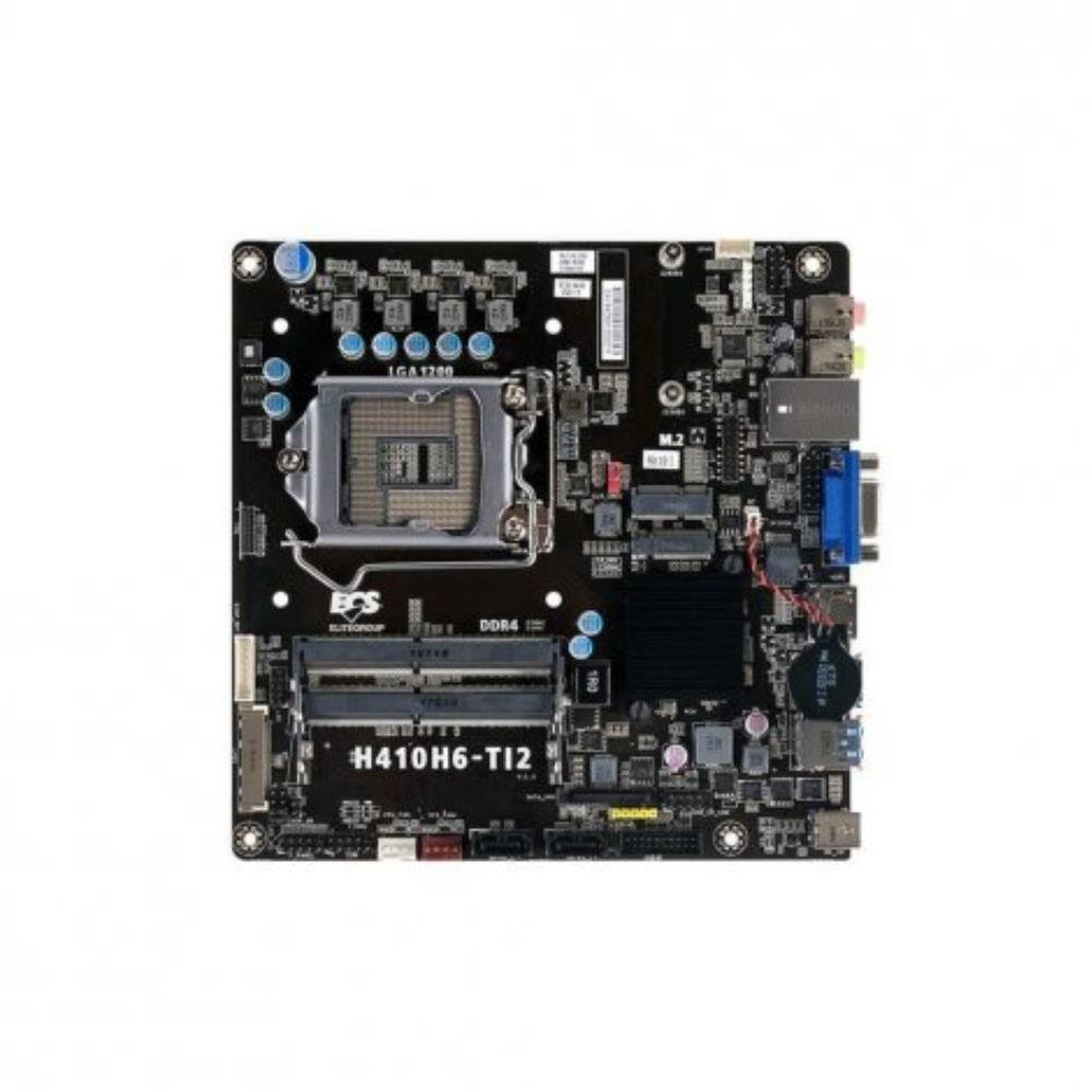 Placa Mãe H410H6-TI2 ECS, Intel LGA1200, Mini ITX, DDR4 - (OEM Box Parda)