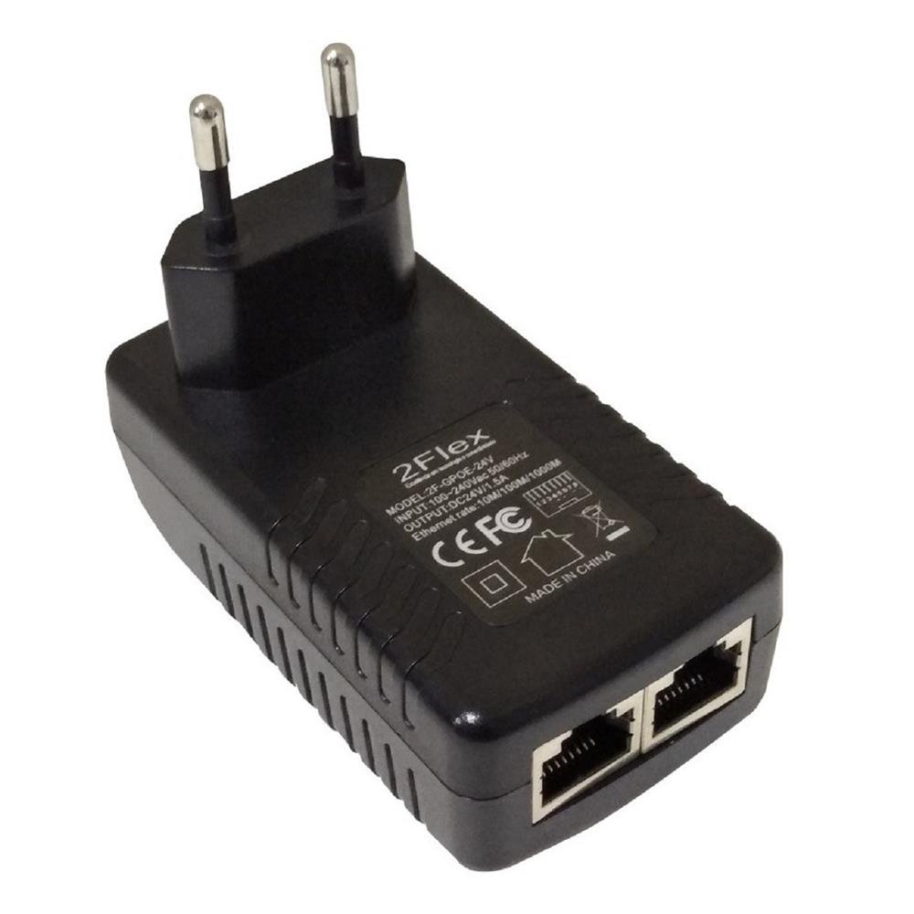 Fonte Poe 12V/1A-Para Mikrotik + - 2Flex