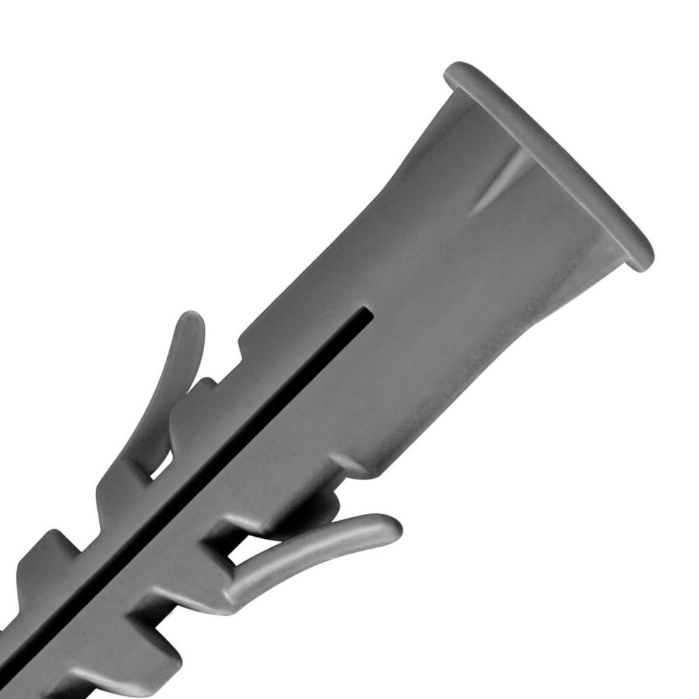 Bucha Plástica Sf Com Aba 6mm 10 Peças Sforplast