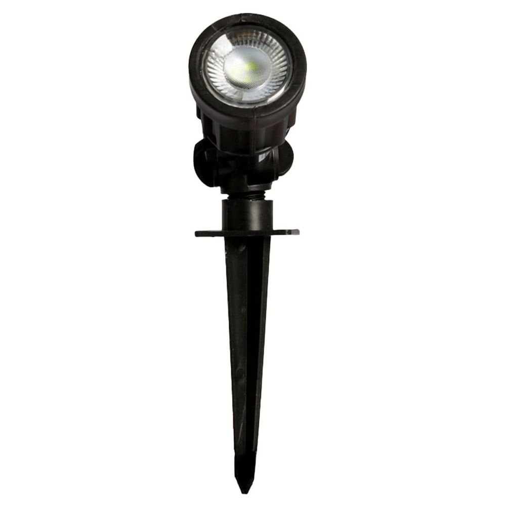Espeto Led Jardim Bivolt 5w 3000k Luz Branca Quente Ip65 Preto Bronzearte