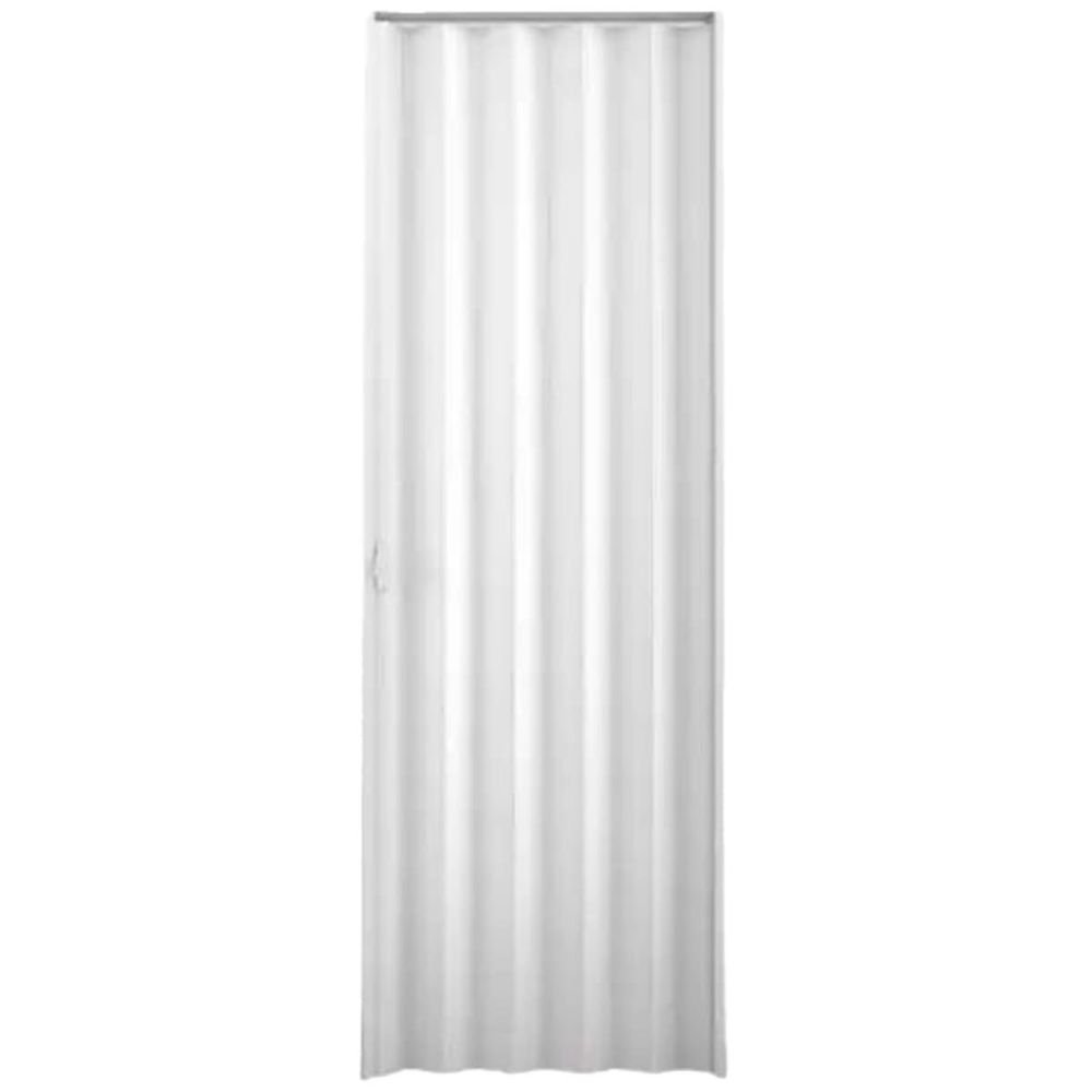 Porta Sanfonada Pvc 60cm X 2100cm Branca Plasbil