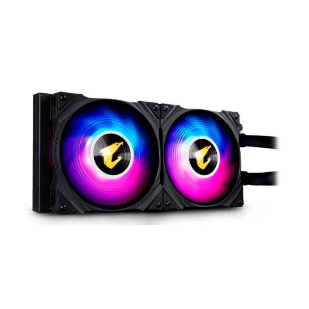 Water Cooler Gigabyte Aorus 240, RGB, 240mm, AMD/Intel, Preto - GP-AORUS WATERFORCE 240