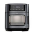 Fritadeira Eletrica Air Fryer Oven Digital Black Inox WAOD2 WAP, 127V, 12L, 1800W, Timer, Painel Digital, Antiaderente GrayStone, Preto