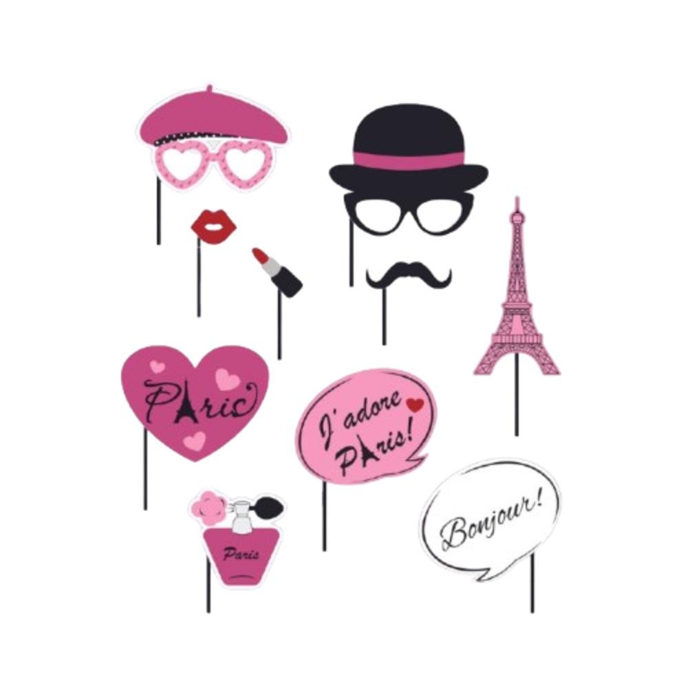 Placas Divertidas Paris - Pacotinho Com 10 Placas