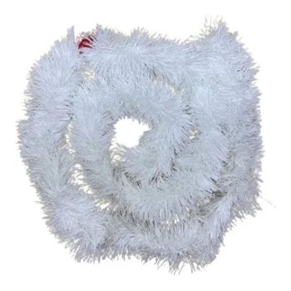 Festao De Natal Branco 6CM Diametro 2 Metros 5252 Elite
