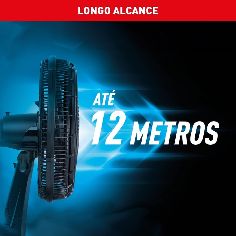 Ventilador de Mesa Arno 40cm X-Treme 9 Preto VE90 ¿ 127 Volts
