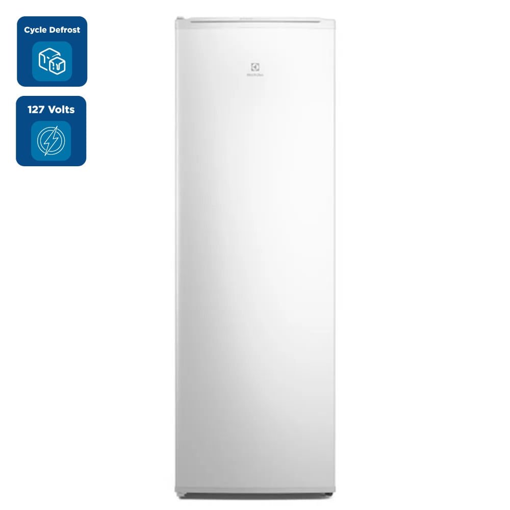 Freezer Vertical Electrolux Cycle Defrost 234 Litros Inverter 1 Porta Branco FEI27 - 127V