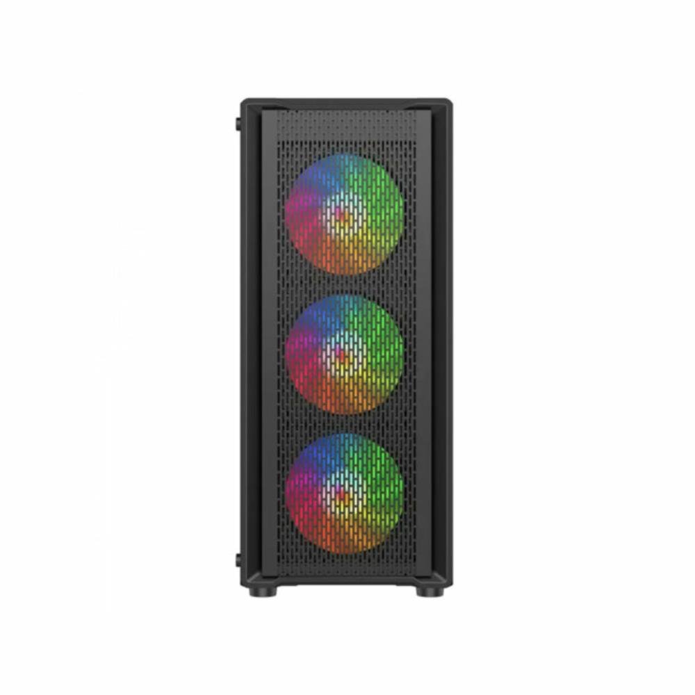 Gabinete Gamer Liketec Storm ARGB, Mid Tower, Vidro Temperado, Preto, com 3 Fans, sem Fonte, 2088