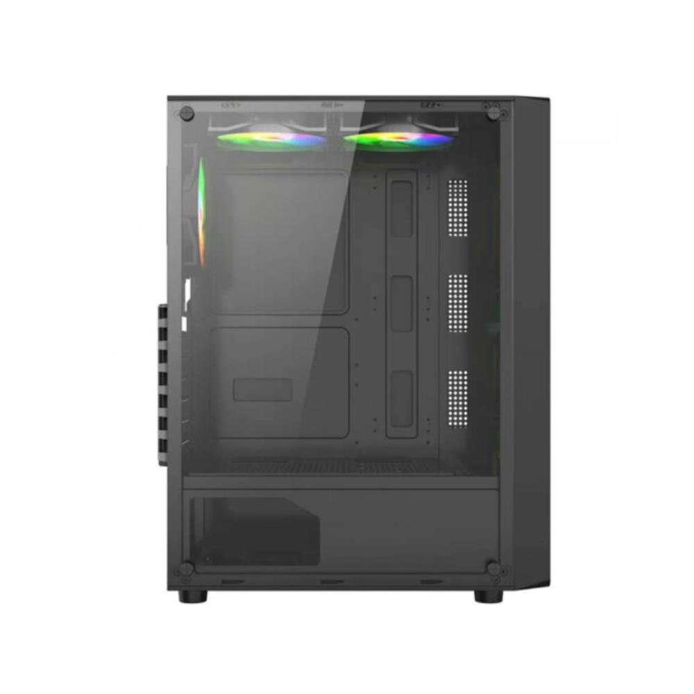 Gabinete Gamer Liketec Storm ARGB, Mid Tower, Vidro Temperado, Preto, com 3 Fans, sem Fonte, 2088