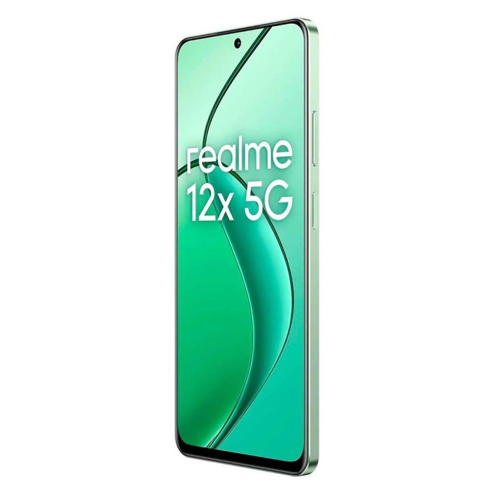 Smartphone Realme 12x 5G 256GB 8GB RAM Câmera de 50MP Tela de 120Hz Dual Sim Verde