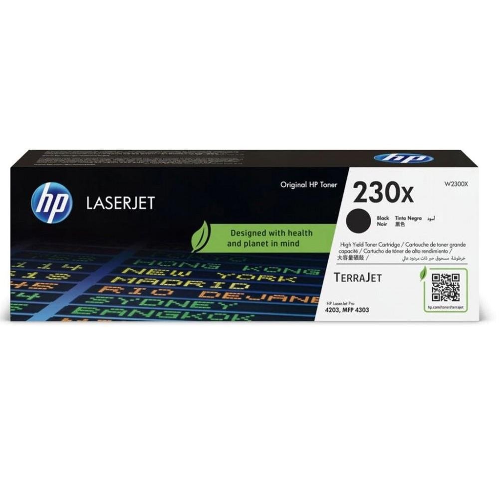 Toner Laser W2300x Preto, Pro 4303fdw/Pro 4203dw , Hp