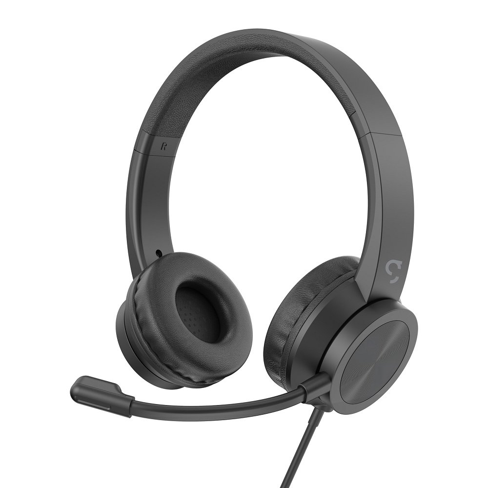 Fone Headset Com Microfone Hsetubk Preto , Geonav