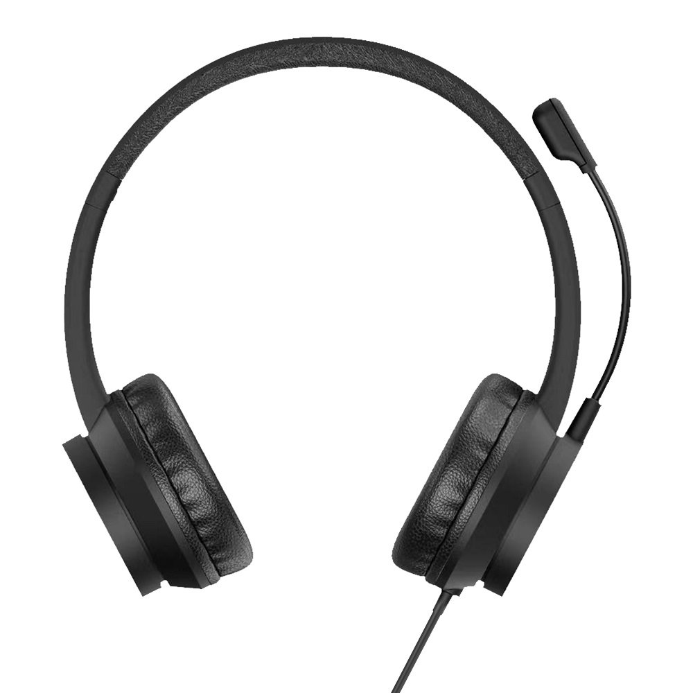 Fone Headset Com Microfone Hsetubk Preto , Geonav