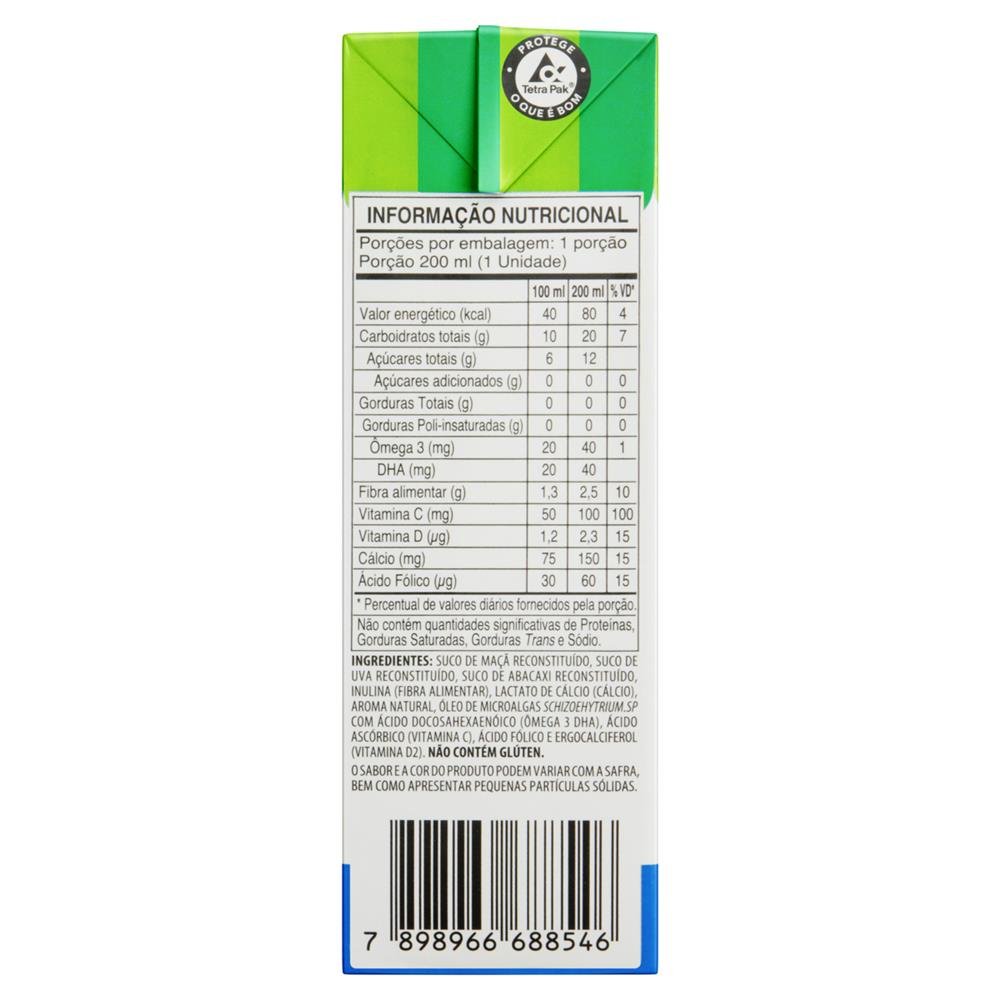 Suco 100% Life Mix Turma da Mônica Tutti Frutti 200ml - Embalagem 27 unidades