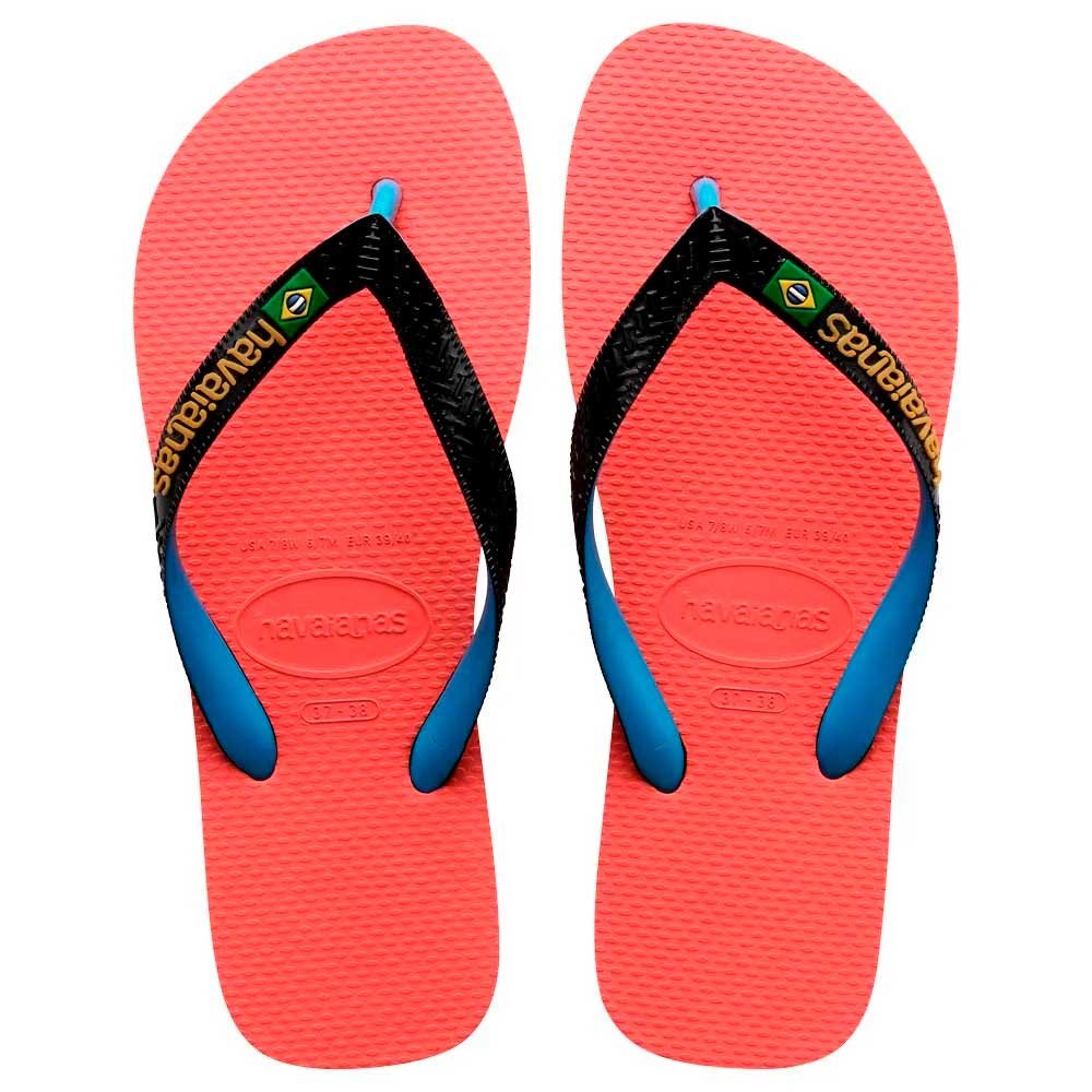 Havaianas Brasil Mix 1256 Salmao 35/36 Com 12 Pares