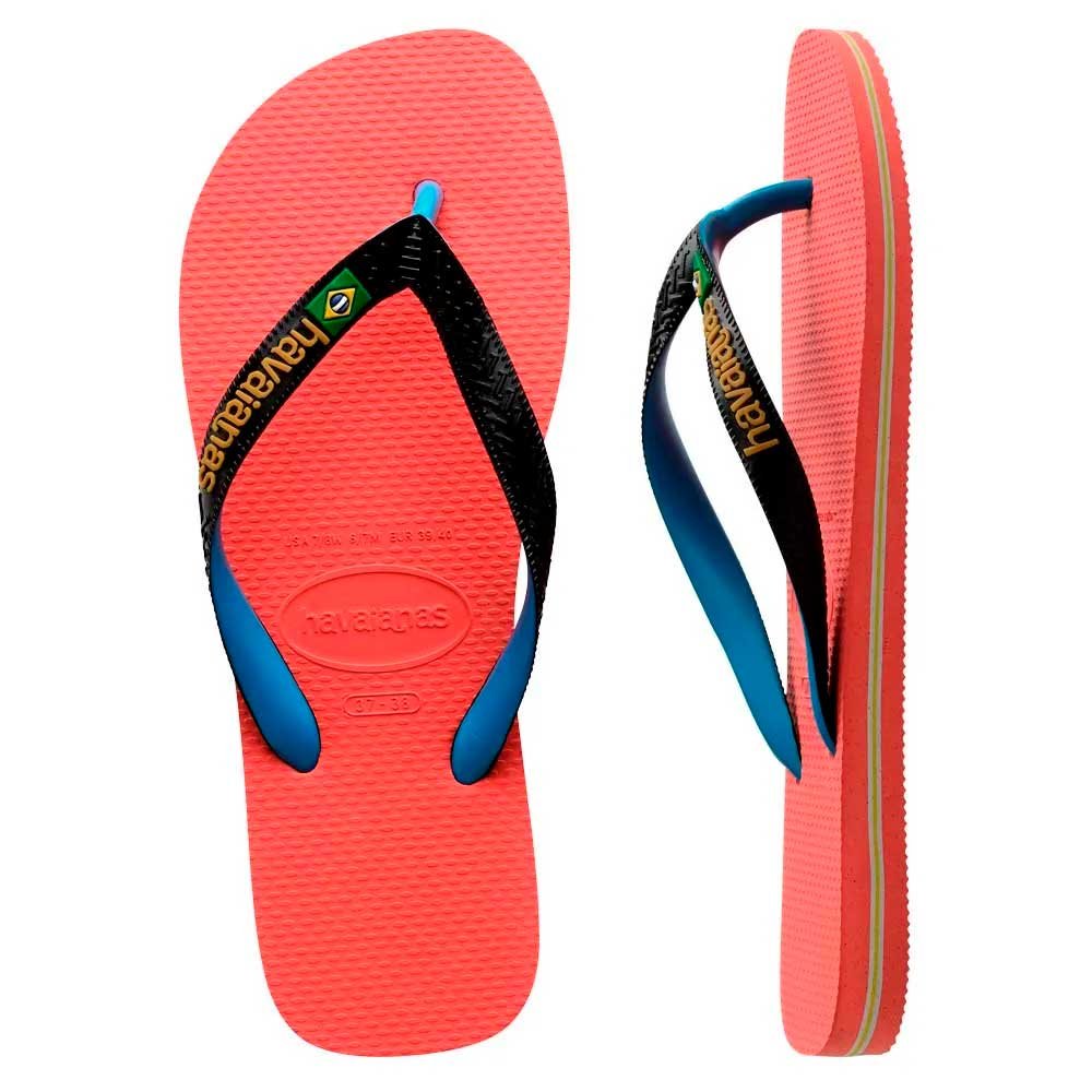 Havaianas Brasil Mix 1256 Salmao 35/36 Com 12 Pares