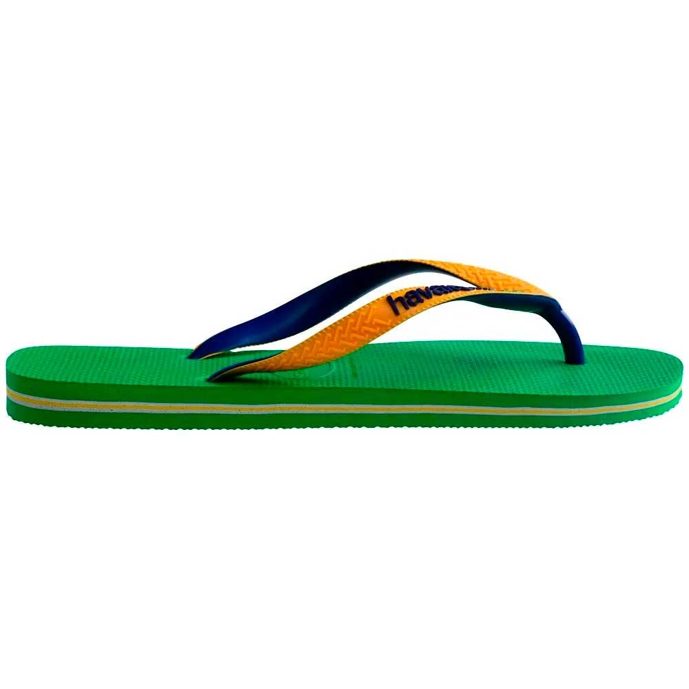 Havaianas Brasil Mix 1985 Verde Folha Azul Naval 41/42 Com 12 Pares