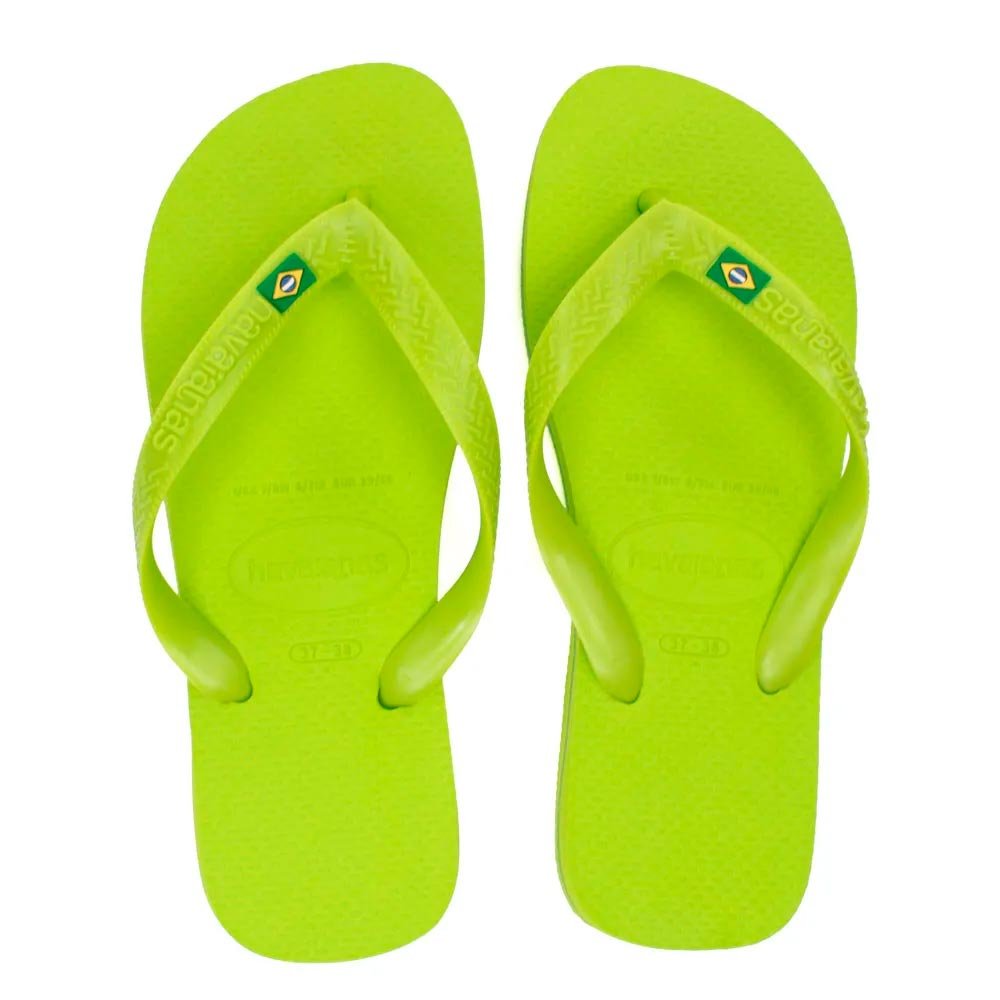 Havaianas Brasil Logo Colors 7344 Verde Limao 39/40 Com 12 Pares