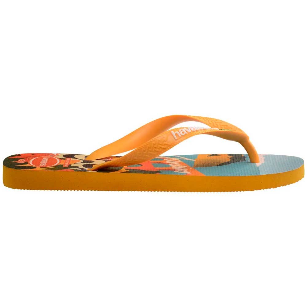 Havaianas Top Postcard 1740 Amarelo Pop 37/38 Com 12 Pares