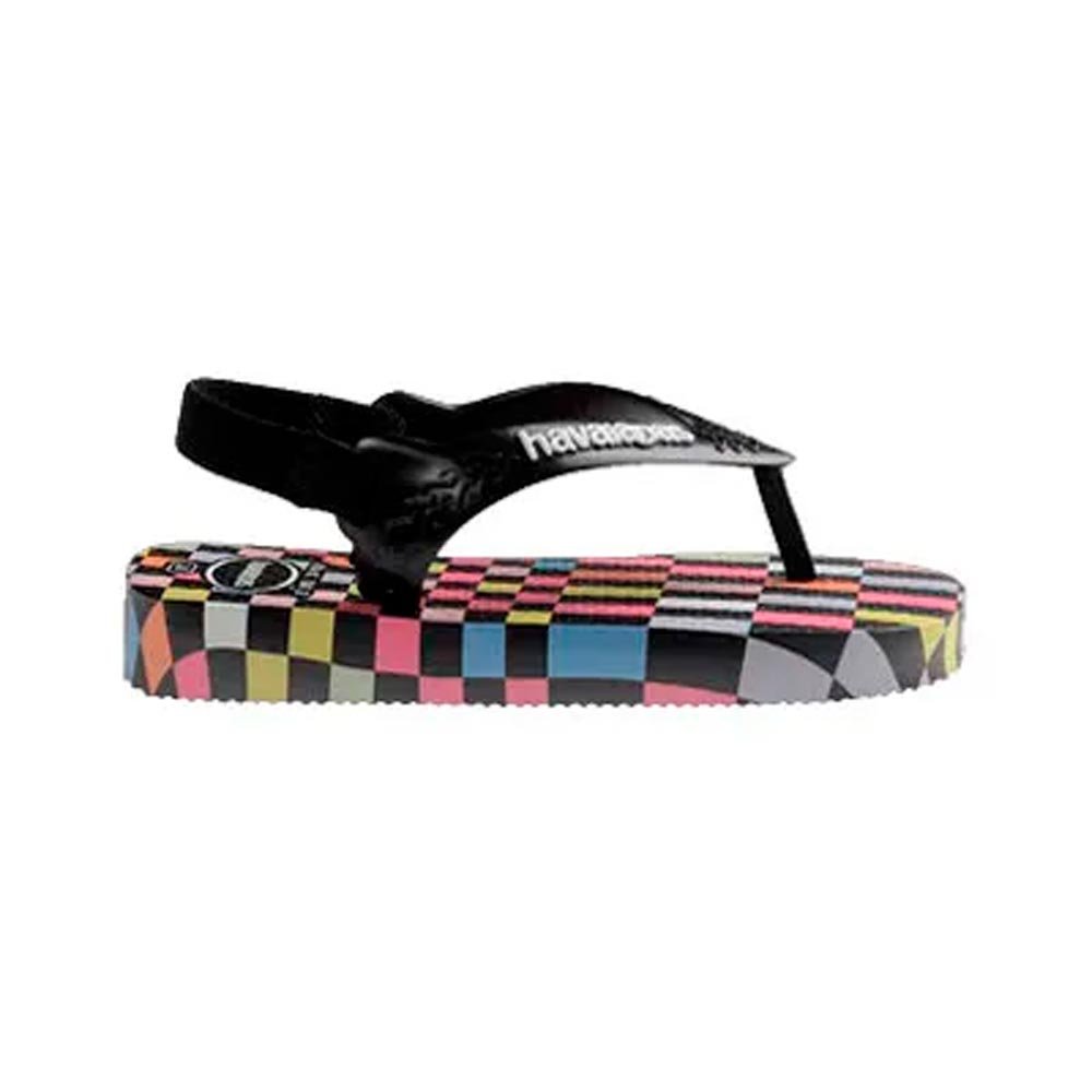 Havaianas Baby Check 0128 Branco Preto 20 Com 12 Pares