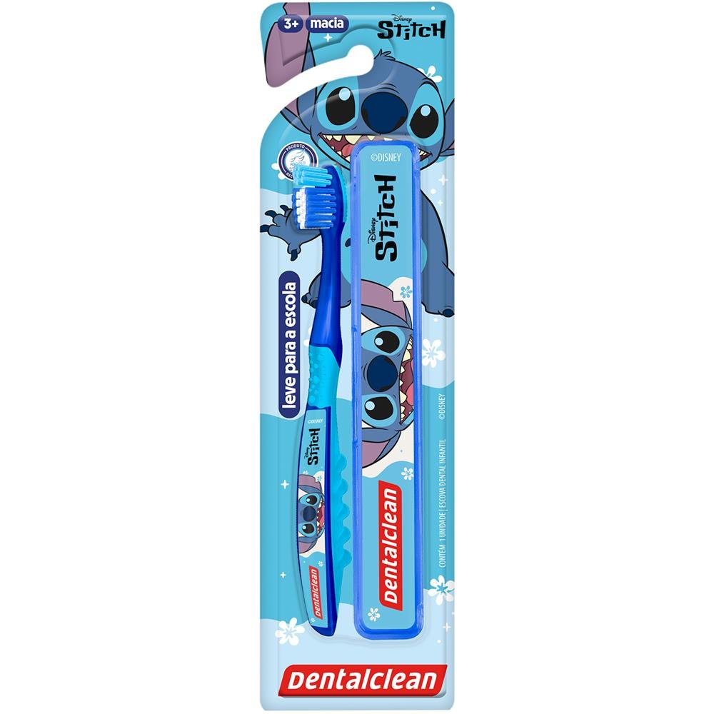 Escova de Dente Infantil Dentalclean Stitch Escolar Macia
