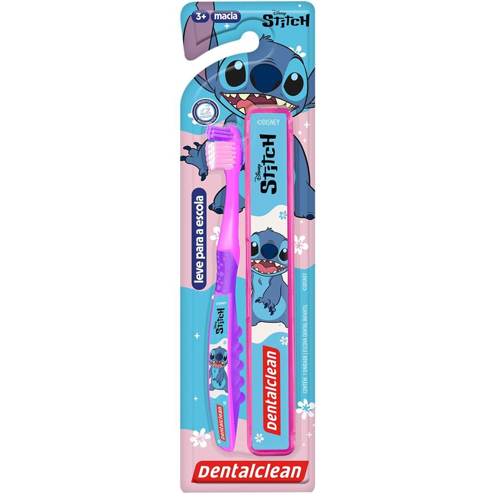 Escova de Dente Infantil Dentalclean Stitch Escolar Macia