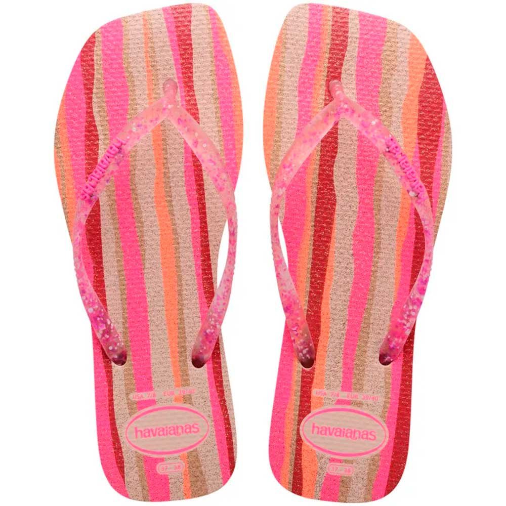 Havaianas Slim Square Folia 0076 Rosa Ballet 39/40 Com 12 Pares
