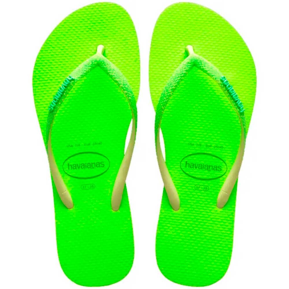 Havaianas Slim Glitter Neon 0904 Lima 35/36 Com 12 Pares