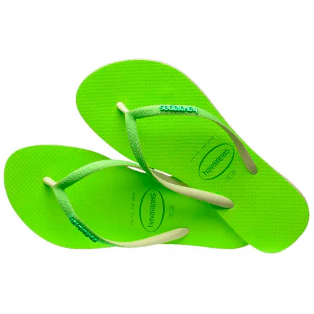 Havaianas Slim Glitter Neon 0904 Lima 35/36 Com 12 Pares