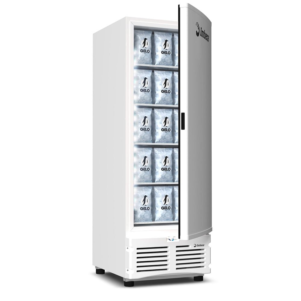 Freezer Vertical Imbera 561 Litros Porta Sólida Full White Branco Evz21 ¿ 220 Volts