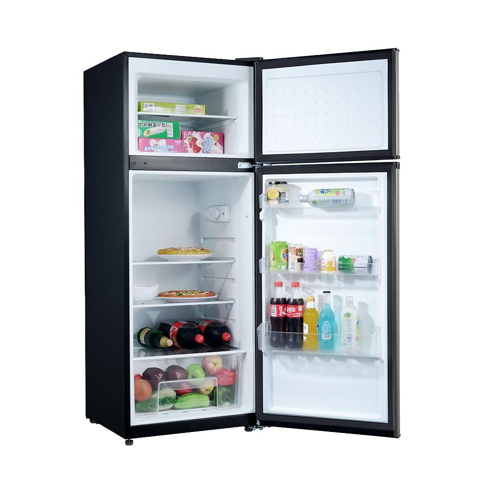 Geladeira Refrigerador HQ Defrost 230 Litros Preto/Inox HQ-230RDF 127V