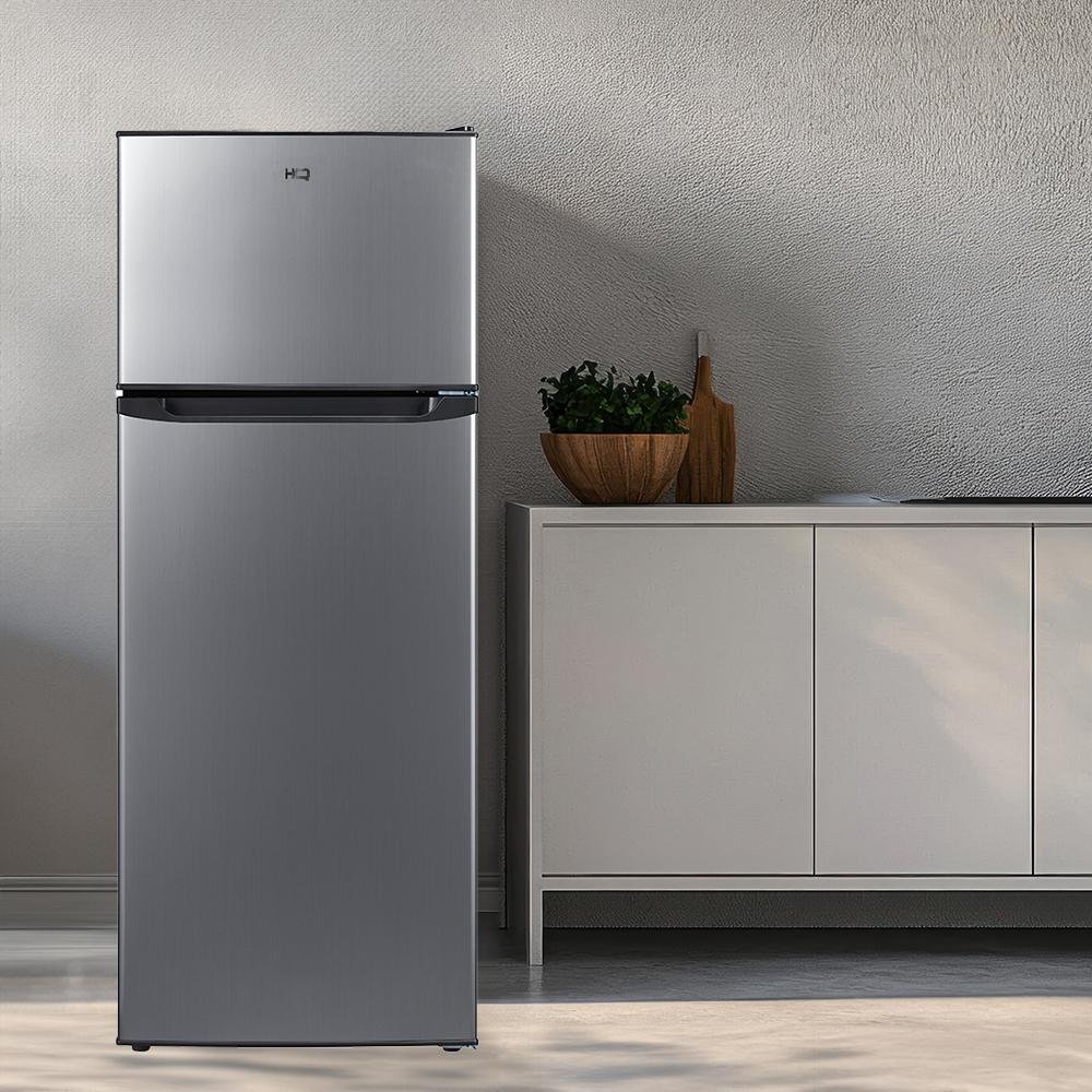 Geladeira Refrigerador HQ Defrost 230 Litros Preto/Inox HQ-230RDF 127V