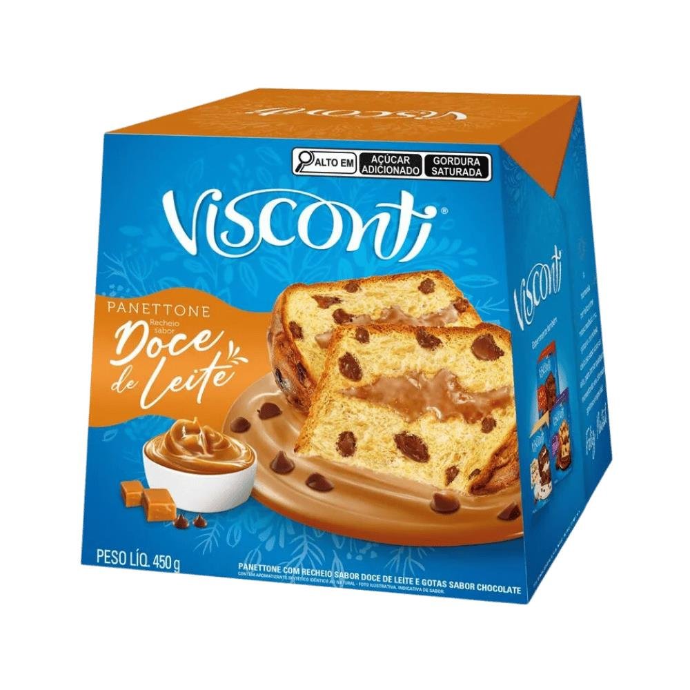 Panettone Visconti Doce De Leite 450g
