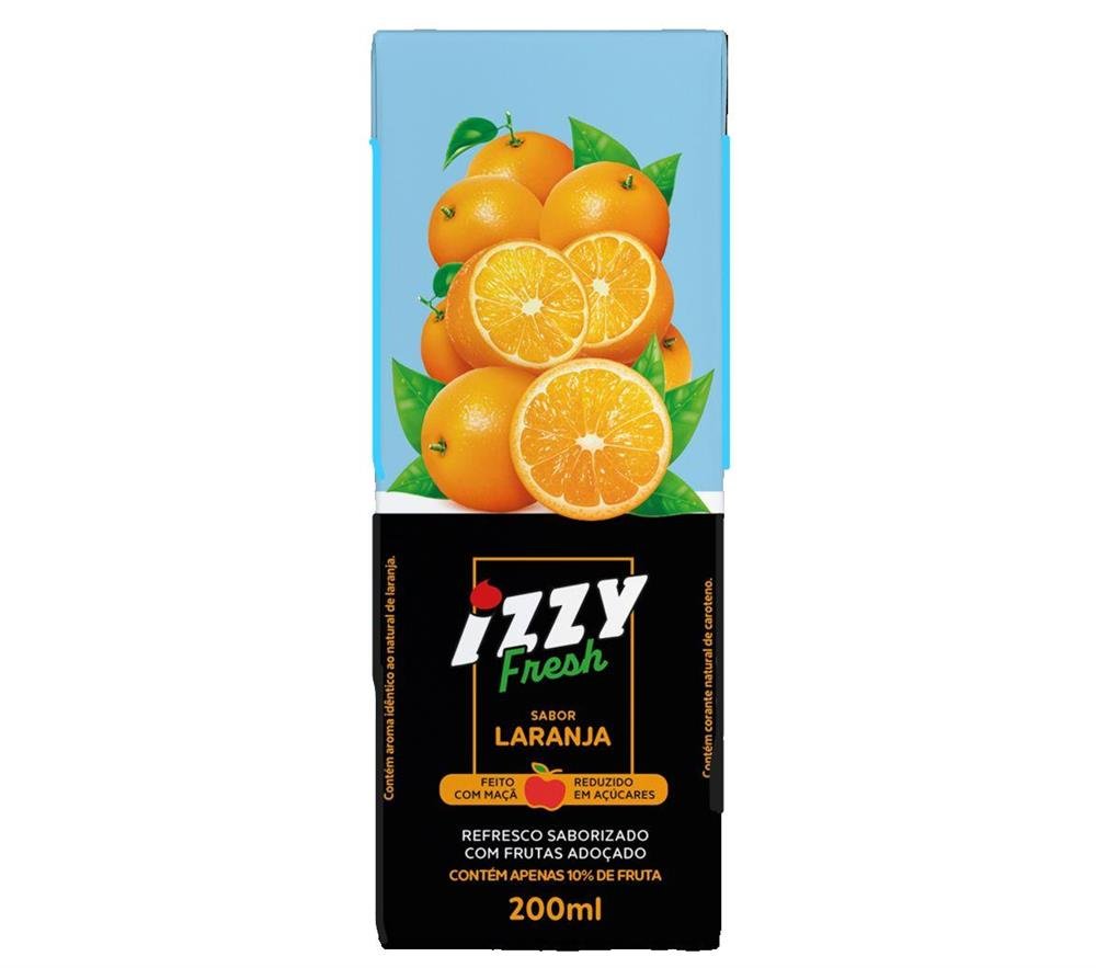 Refresco Saborizado com Fruta Adoçado Sabor Laranja e Maçâ 200ml