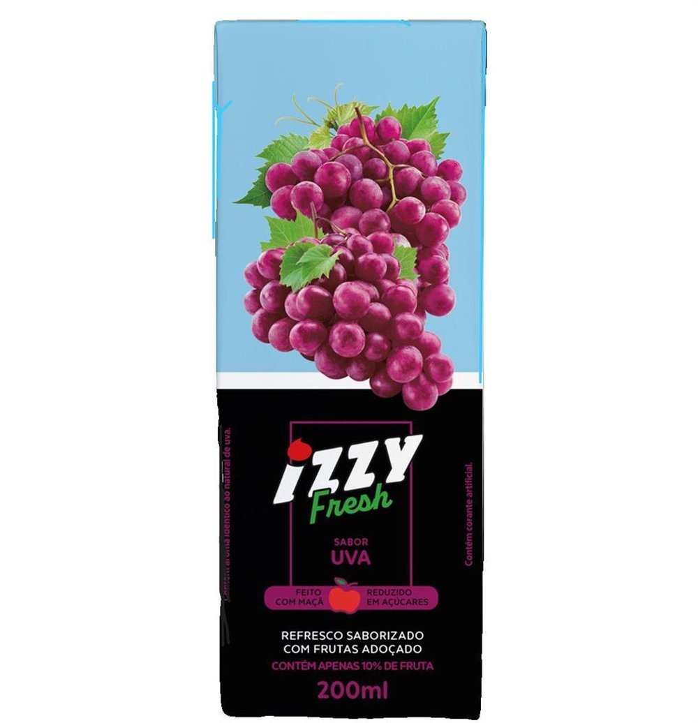 Refresco Saborizado com Fruta Adoçado Sabor Uva e Maçâ 200ml