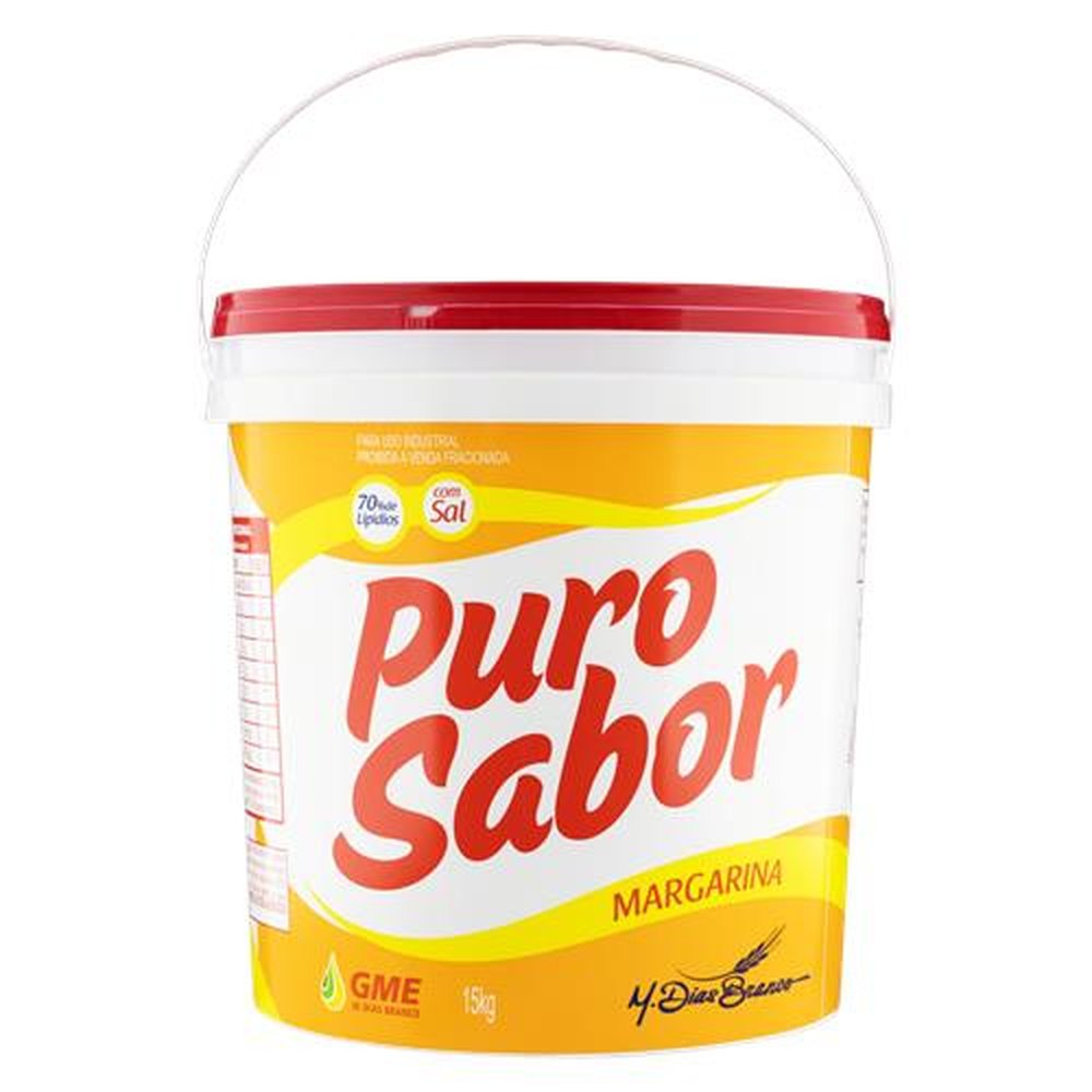 Margarina 70% Lipidios Puro Sabor Balde 15kg