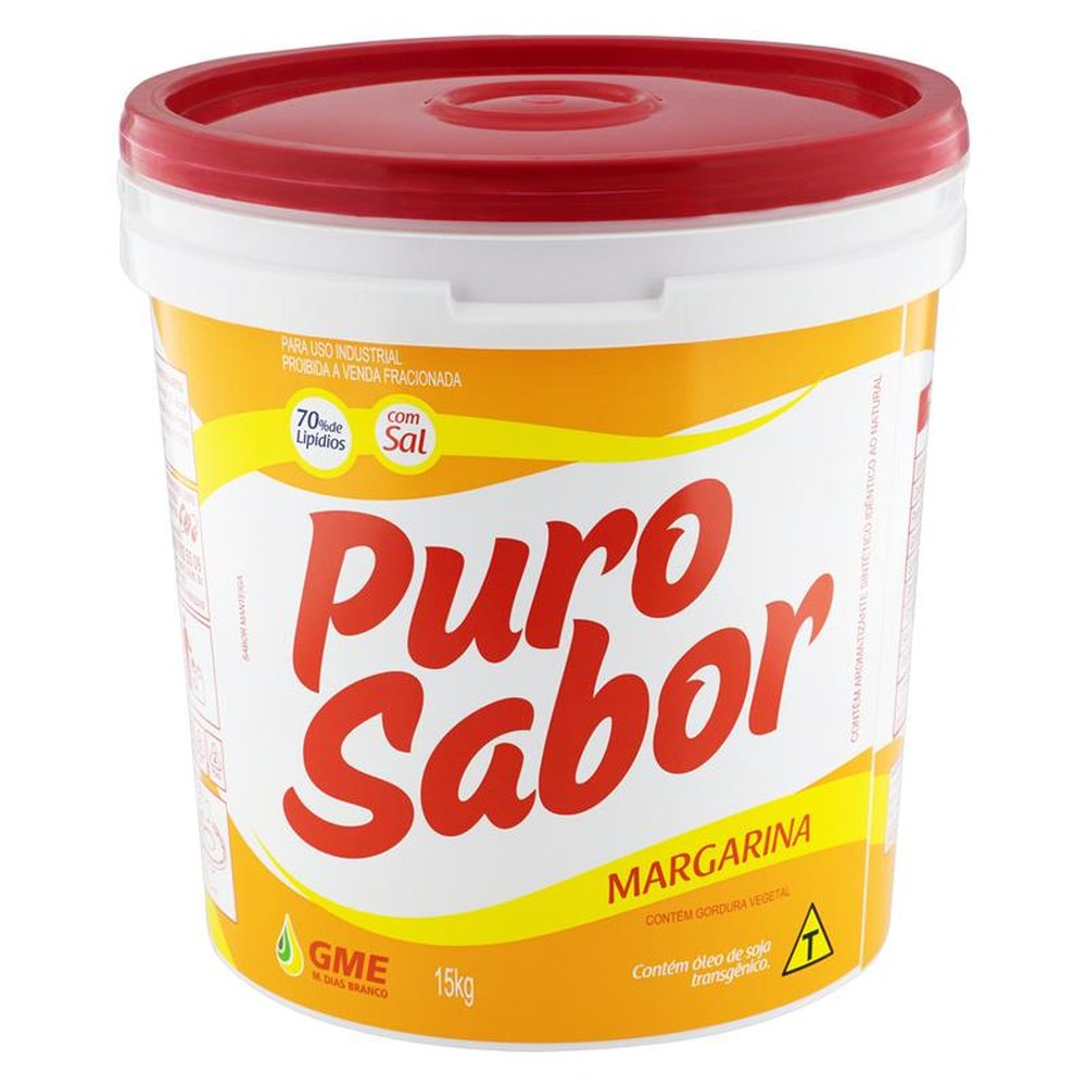 Margarina 70% Lipidios Puro Sabor Balde 15kg
