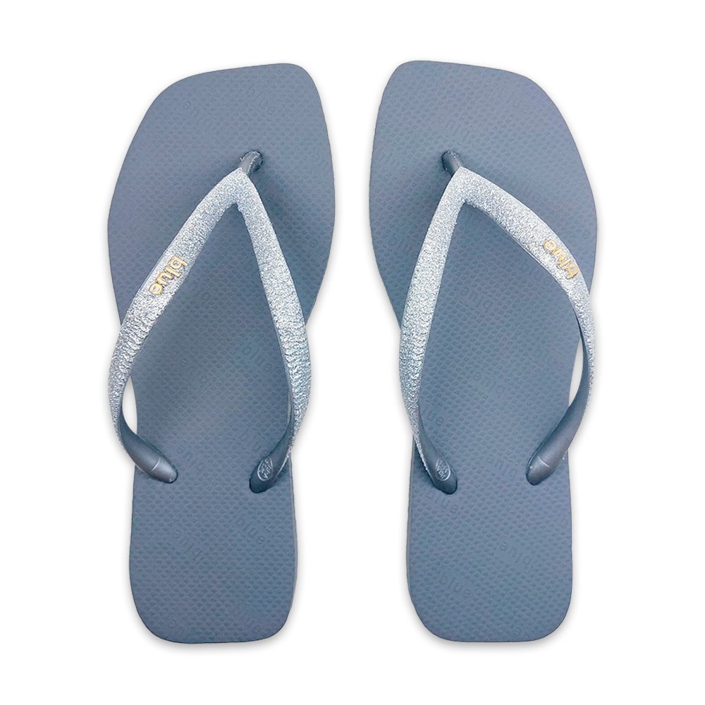Chinelo Blue Feminino Square Light Night Cinza Médio 39/0
