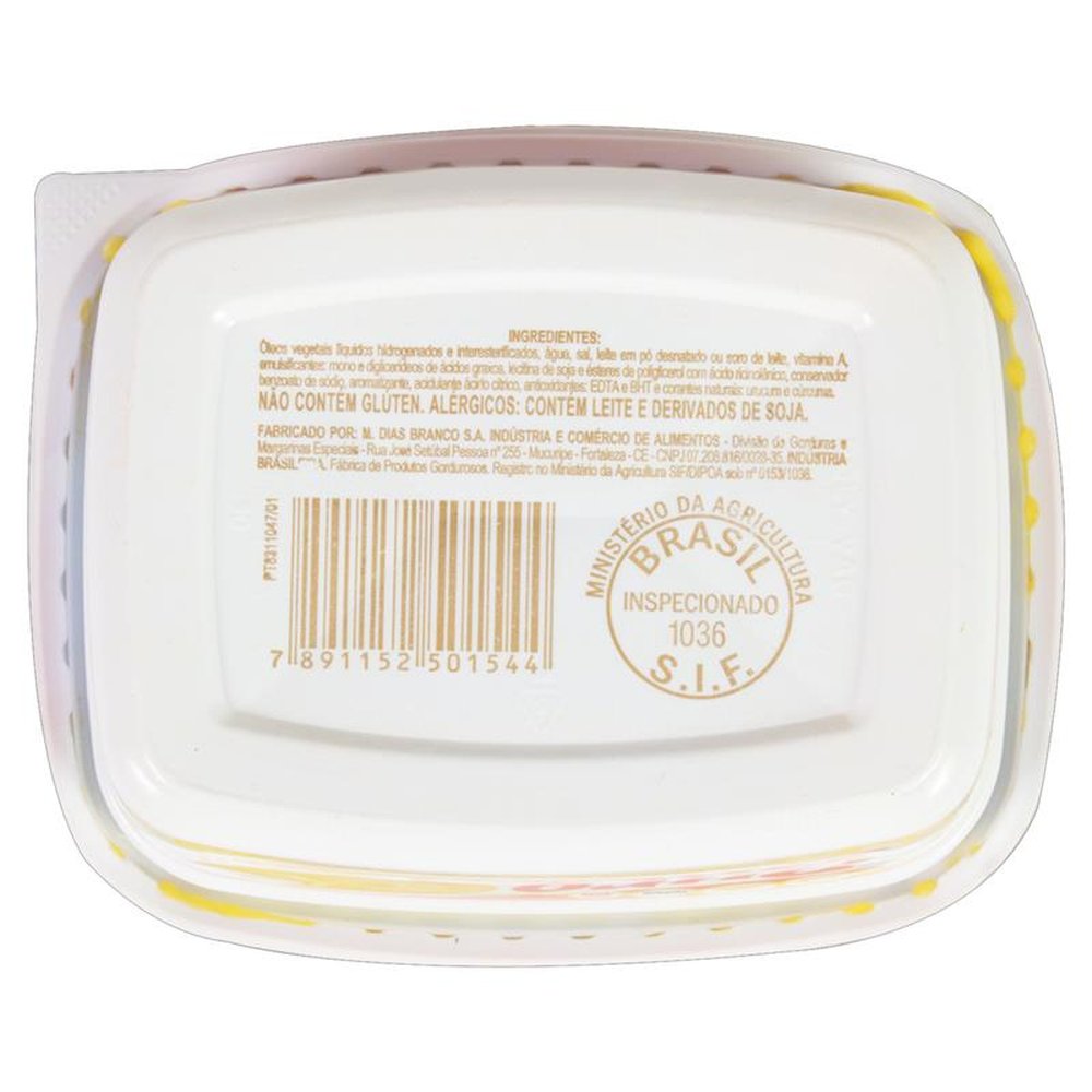Margarina 60% Lipidios Puro Sabor 500g