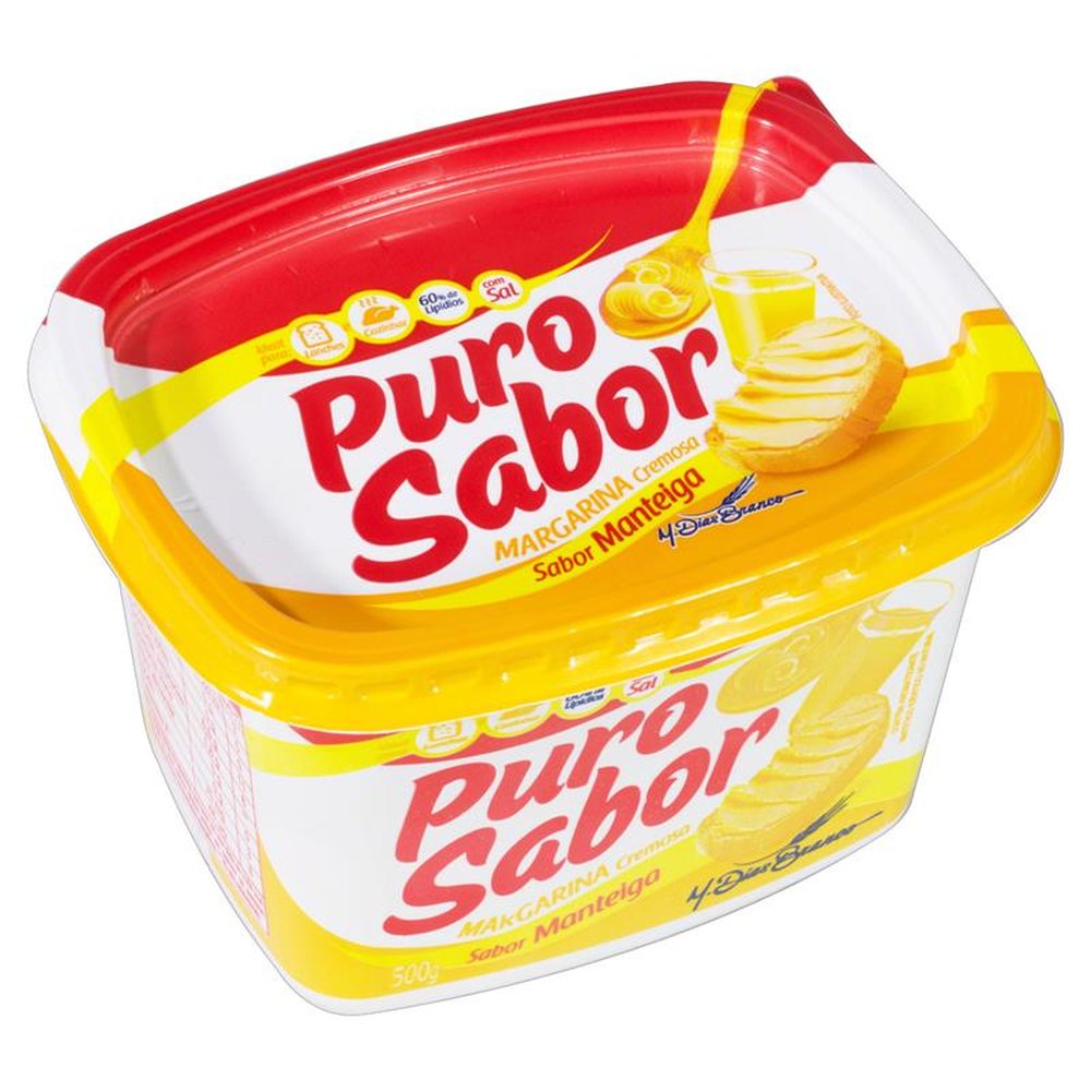 Margarina 60% Lipidios Puro Sabor 500g