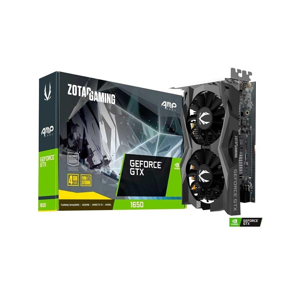 Placa De Video Zotac Geforce Gtx 1650 Amp Core 4gb Gddr6 128bits Zt-t16520j-10l