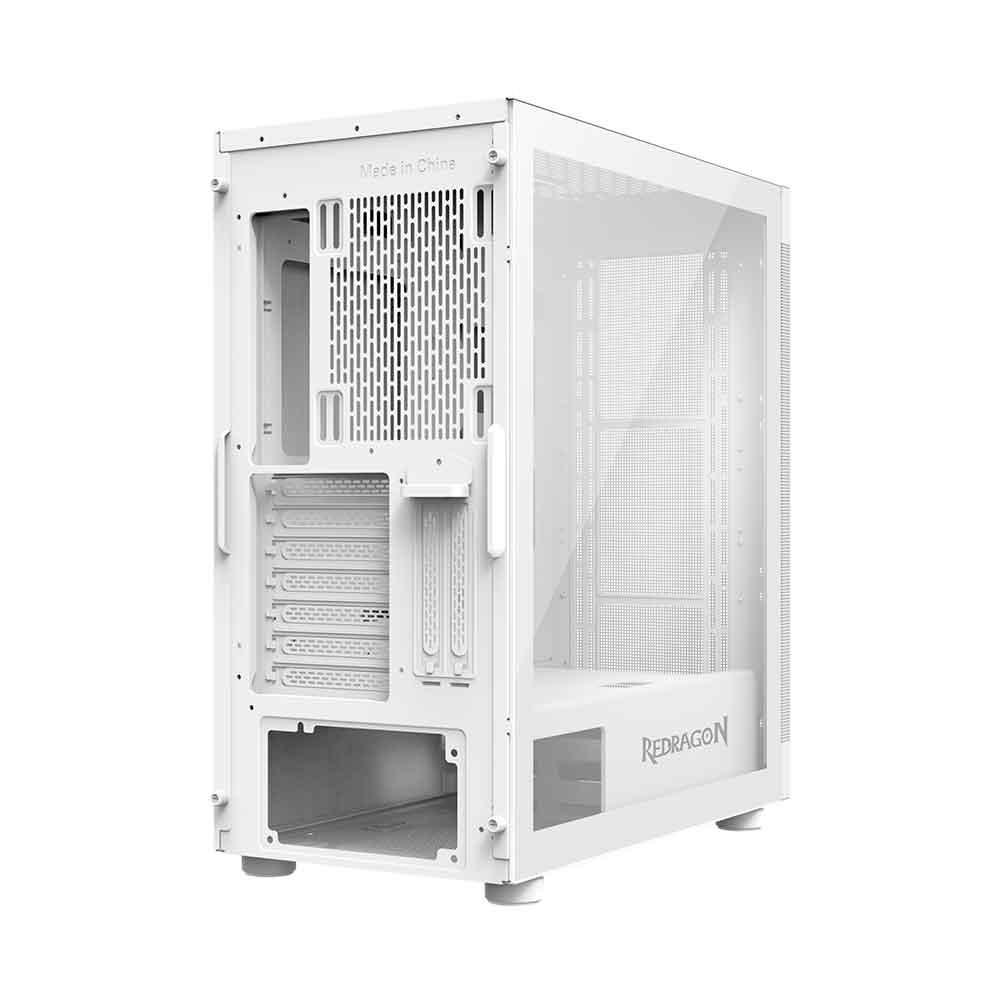Gabinete Gamer Redragon Aeroglass Branco Ca-602w