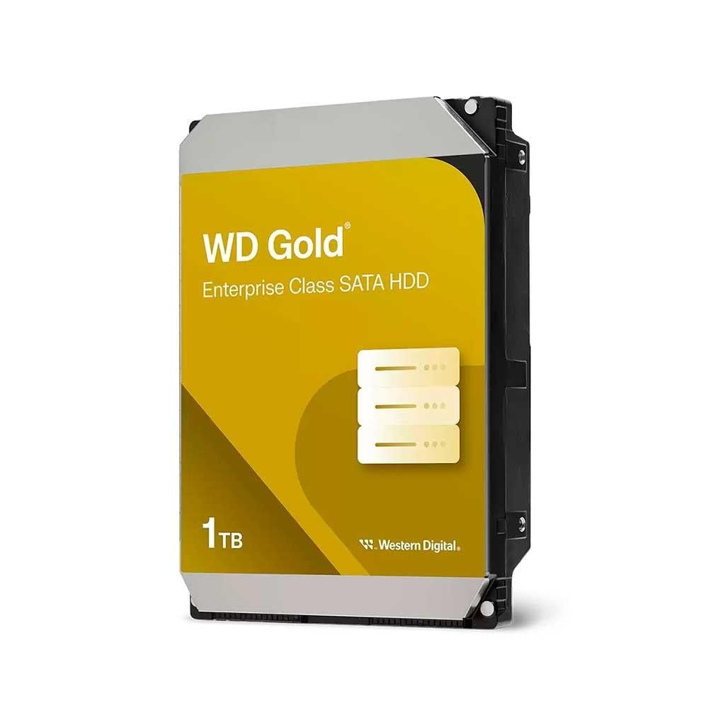 HD WD Gold Enterprise para Data Center, 1TB, 3.5", 7200RPM, 128MB, SATA 6GB/s - WD1005FBYZ